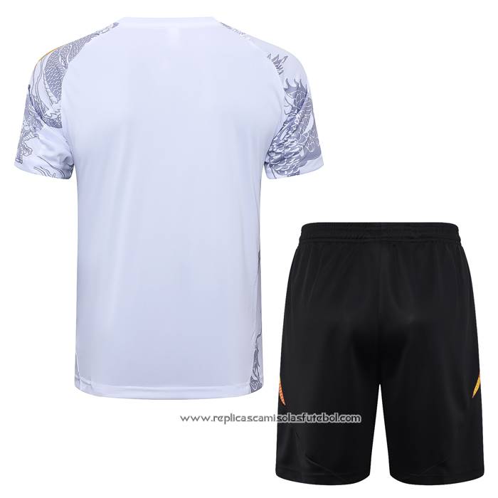 Fato de Treino
 Real Madrid Dragon 2024-2025 Manga Curta
 Branco
 - Calcas Curta
